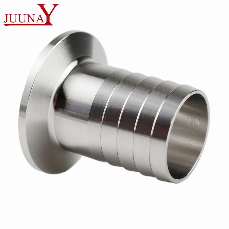 

6mm/8mm/10mm/12mm/19mm/51mm Stainless Steel SS304 Sanitary Hose Barb Pipe Fitting Ferrule OD 50.5mm-64mm fit 1.5 2 Tri Clamp K50.5mm(1.5 Inch TC)
