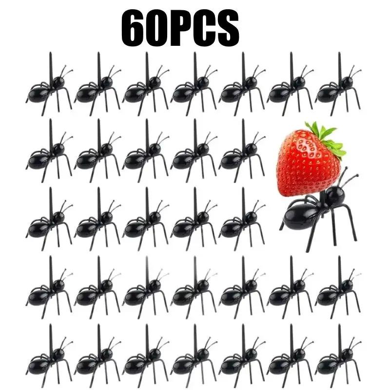 

Вилки для закусок в форме животных, многоразовые муравьиные зубочистки, инструменты для фруктов и десертов, шпажки для вечеринок, свадебные мероприятия