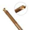 6pcs Hole Opening Grooving Drills Multi-functional HSS Drill Bits 3 in 1 Twist Bore Bits  Carpenter