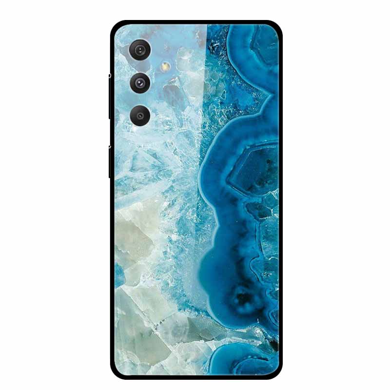 For Samsung Galaxy M54 M34 M14 Case Luxury Tempered Glass Back Cover Hard Case Samsung Galaxy M 54 Capa Fundas Coque Colorful