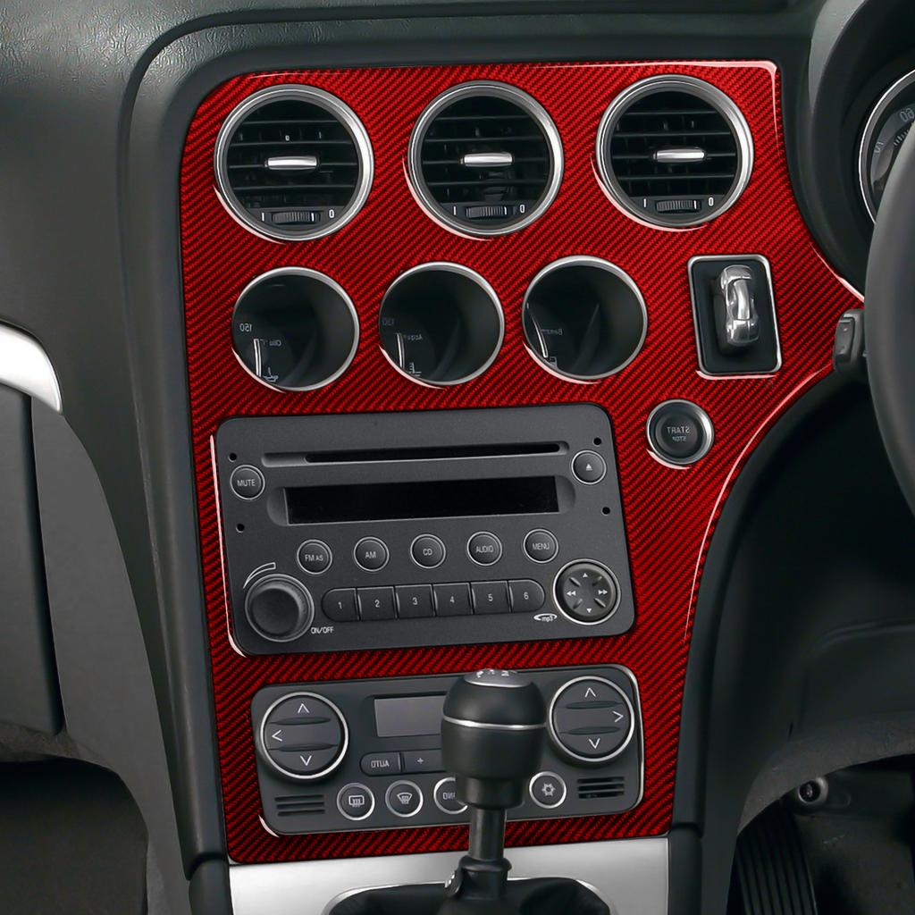 Autocolant pentru panou CD pentru mașină Trim din fibră de carbon pentru Alfa Romeo 159 Brera Spider 2004 2005 2006 2007 2008 2009 2010 2011