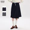 Teenie Weenie Bear Letter Asymmetrical Midi Skirt