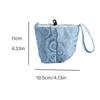 Wings Chinese Style Handbag Cloud Tea Set Storage Bag Elegant Square Flower Wrist Bag  Daily