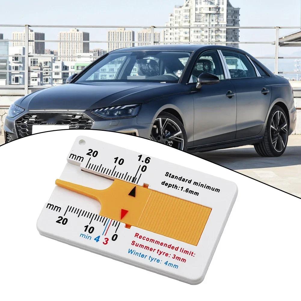 

Auto Car Wheel Tread Depthometer Depth Indicator Ruler Plastic Tread Gauge Tire Tread Depth Meter Tire Wheel Measure Tool