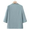 Chinese Style Embroidered Summer Shirt for Elderly Women