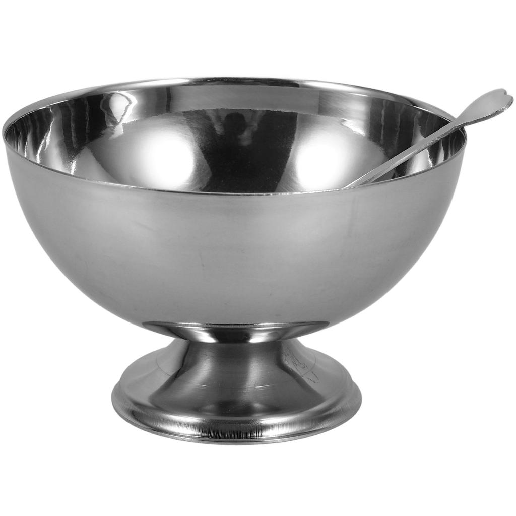 Stainless Steel Dessert Cup Snack Bowl Kitchen Supply Container Salad Fruit Storage Displaying