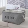 1pc Home Storage Basket Large Capacity Clothes Storage Basket Foldable Snack Toy Sort Basket Portable Laundry Basket with Handle