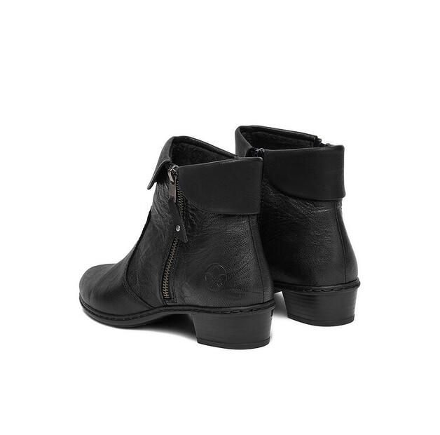 Rieker Y07A8-01 Black Ankle Boots