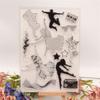 Silicone Seal Stamp Dancing Girl Clear Stamps DIY Scrapbooking Card Making Embossing Photo Journal Album Decorative