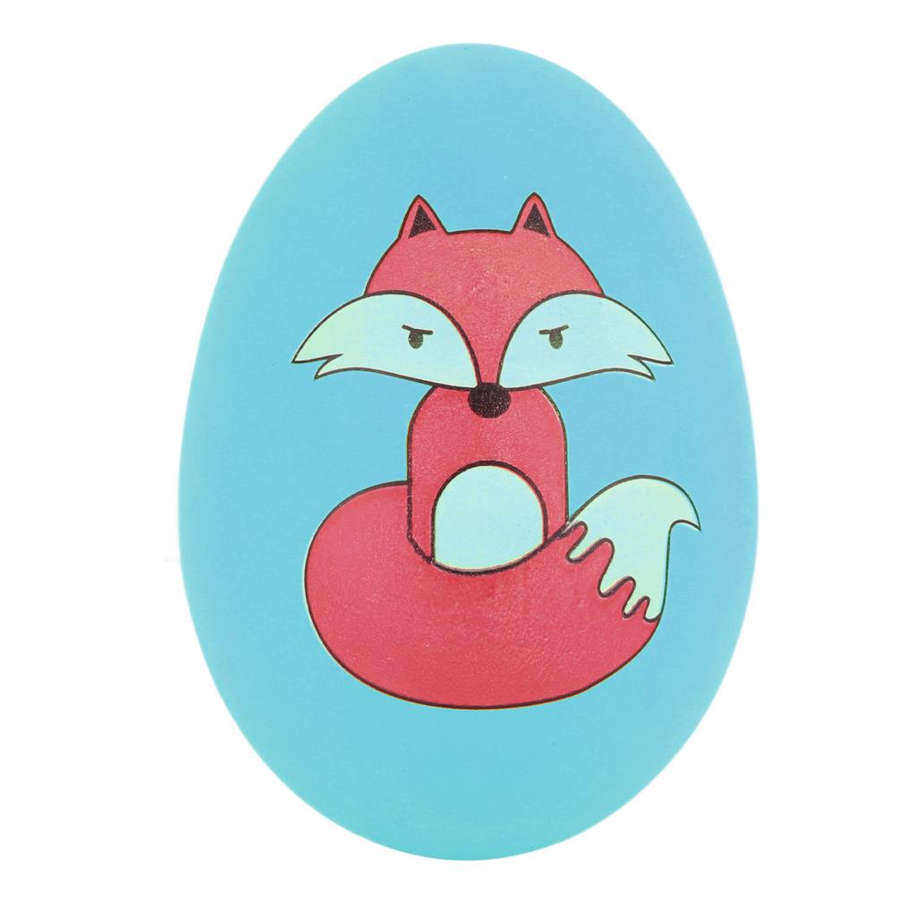 Latex Pet Ball Toy Bite Resistant Interactive Fetch Play Animal Pet Egg Ball for Cats Dogs Blue