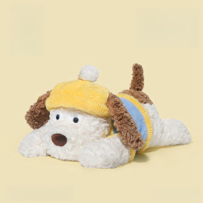 

Мягкая милая собачья шапка плюшевая плюшевая игрушка в виде мультяшных животных с большими ушами щенок плюшевая игрушка для успокоения ребенка кукла для сна игрушки для подарка на день рождения 44cm