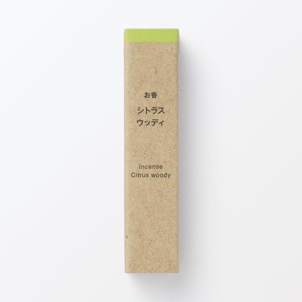 MUJI Citrus Woody 12 84465284 Incense, Sticks,