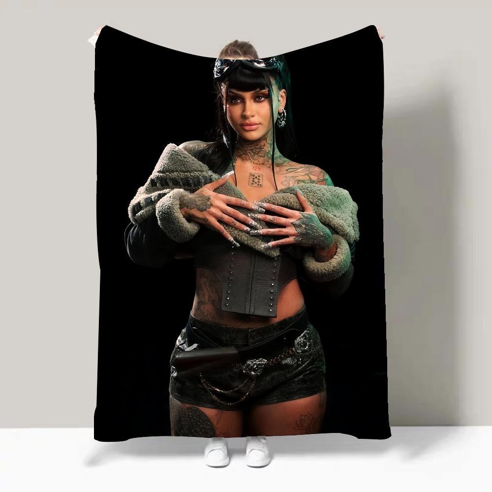 

Pop Music Singer Kehlani Blanket Design Lightweight For Dorms, Naps, Living Room, Office,Sofa,All-Season 75x90cm