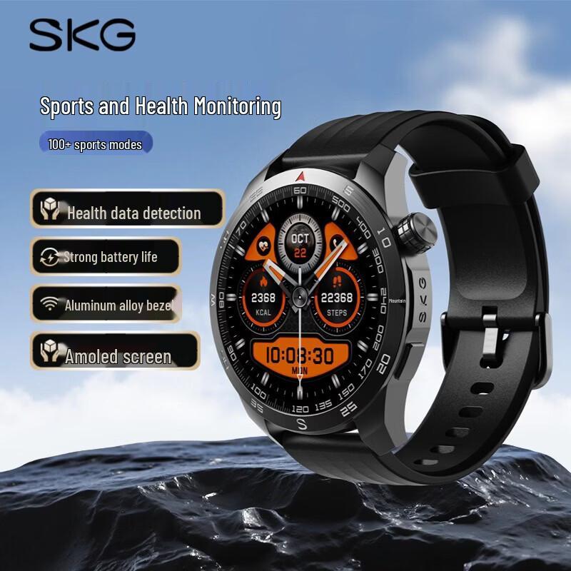 SKG GT5 Smartwatch with Bluetooth Calling, GPS & Health Monitoring (CN version)