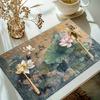 2/4/6pcs Bohemian Style Placemats Polyester Coasters Living Room Kitchen Office Dining Room, Caf é Dining Table Decor