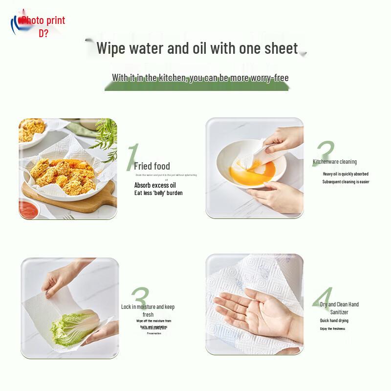 Herz-Serie Lebensmittelgeeignete Küchenpapierhandtücher