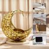 Eid Mubarak Candle Holder Metal Moon Candle Holder Home Islamic Muslim Party Decor Ramadan Candle Stand for Eid Al Adha Gifts