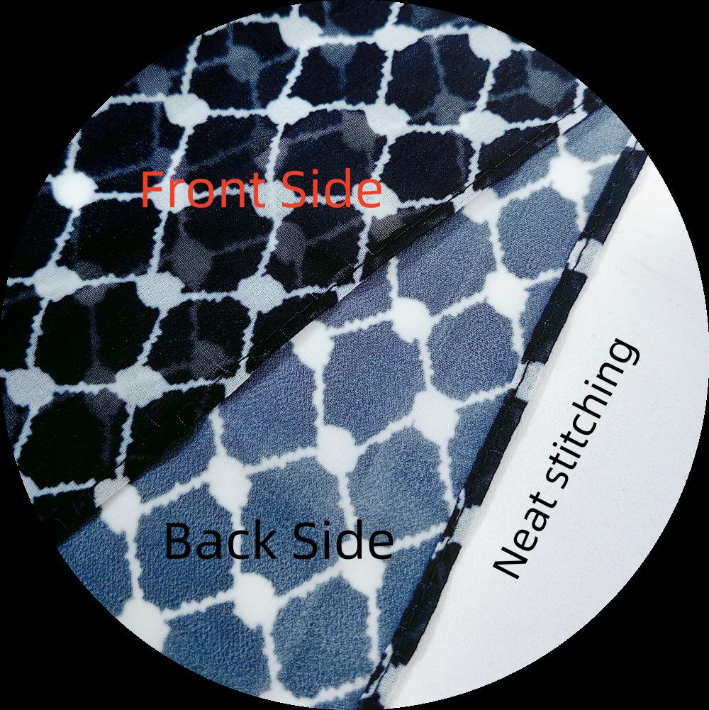 Nowa, gorąca sprzedaż szyfonowa chusta na głowę i szal na szyję w stylu bliskowschodnim z nadrukami