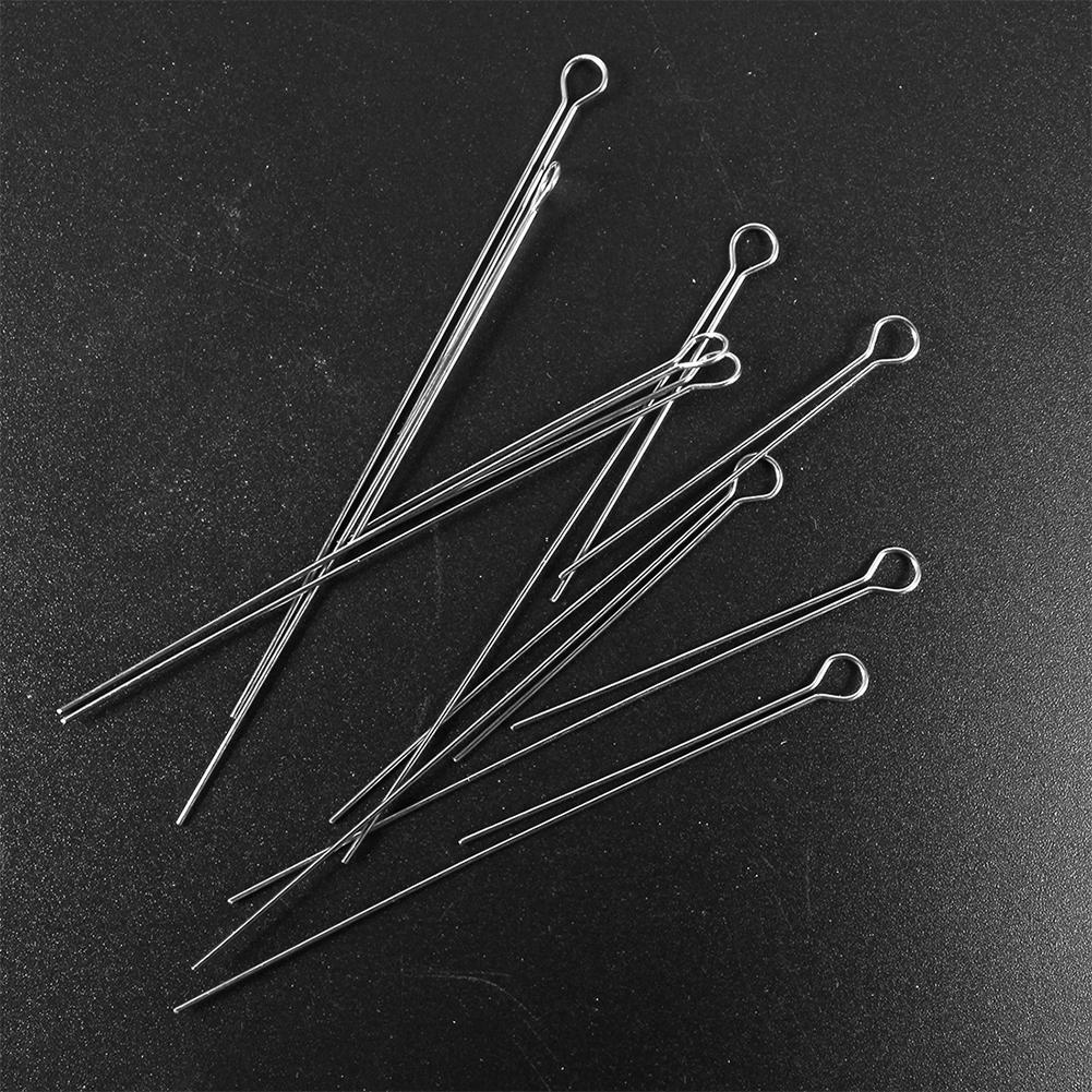 50 X Lure DIY Rotating Sequin Steel Wires Spinner Wire Fishing Bait Shafts New