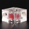 3 Impeller Flow Meter Indicator for PC Water Cooling System G14 Thread Quadrate 3 Ways