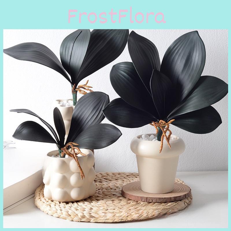 Phalaenopsis Leaves Synthetic Plastic Greenery For Diy Floral Projects Wedding And Photography Props