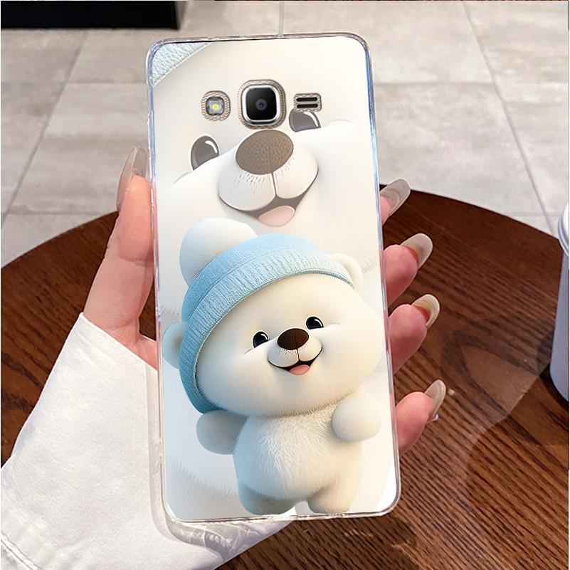 Case For Samsung Galaxy J2 Prime J2 Ace Grand Prime Plus G530 G532 Clear Luxury Cute Love Rabbit Funny Soft Silicone Cover Case