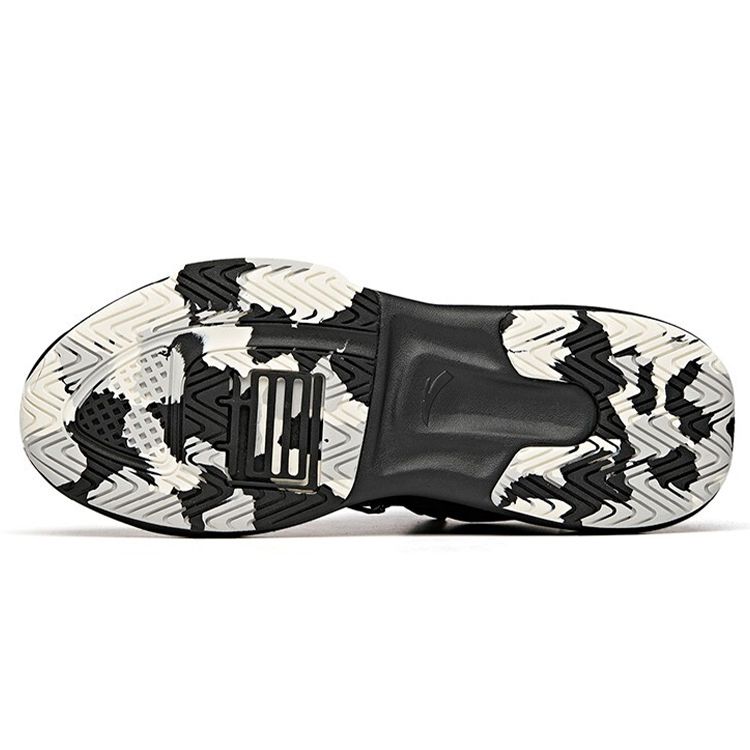 Anta Lifestyle Series Dominance Venom Collaboration Non-Slip Shock Absorption Low-Top Skate Shoes Men Skate Shoes Black White 112048080S-10