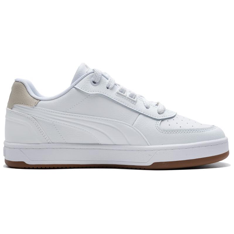Puma Caven 2.0 Lux Comfortable Versatile Low-Top Sneakers Unisex Sneakers White 395016-07