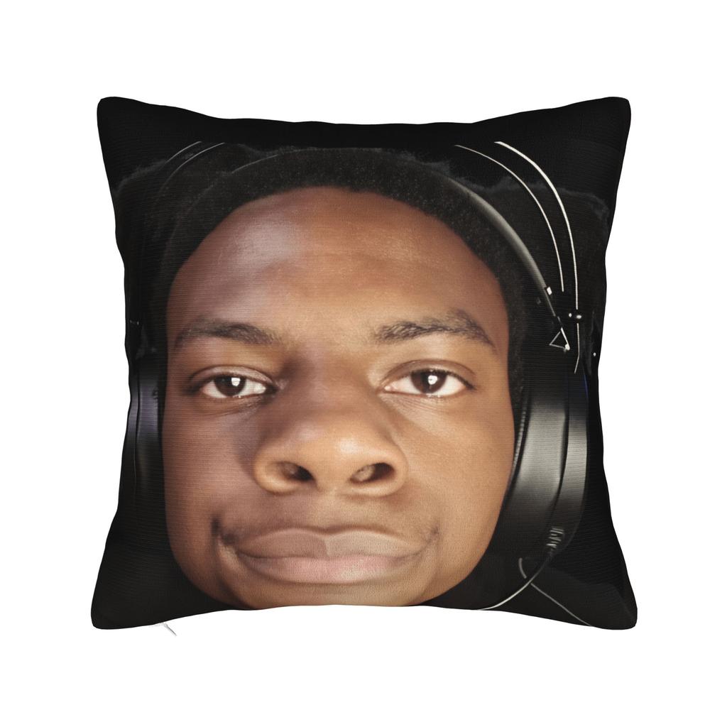 Pillow Case Funny Anchor iShowSpeed Reaction Meme Graphic Pillow Cover For Living Room Bed Chair Fashion Pillowcases