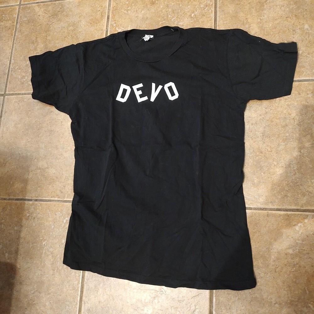 Devo BAnd LOGO Black Short Sleeve Shirt Unisex S-5XL Reprint CR722 Unisex T-Shirt XXL