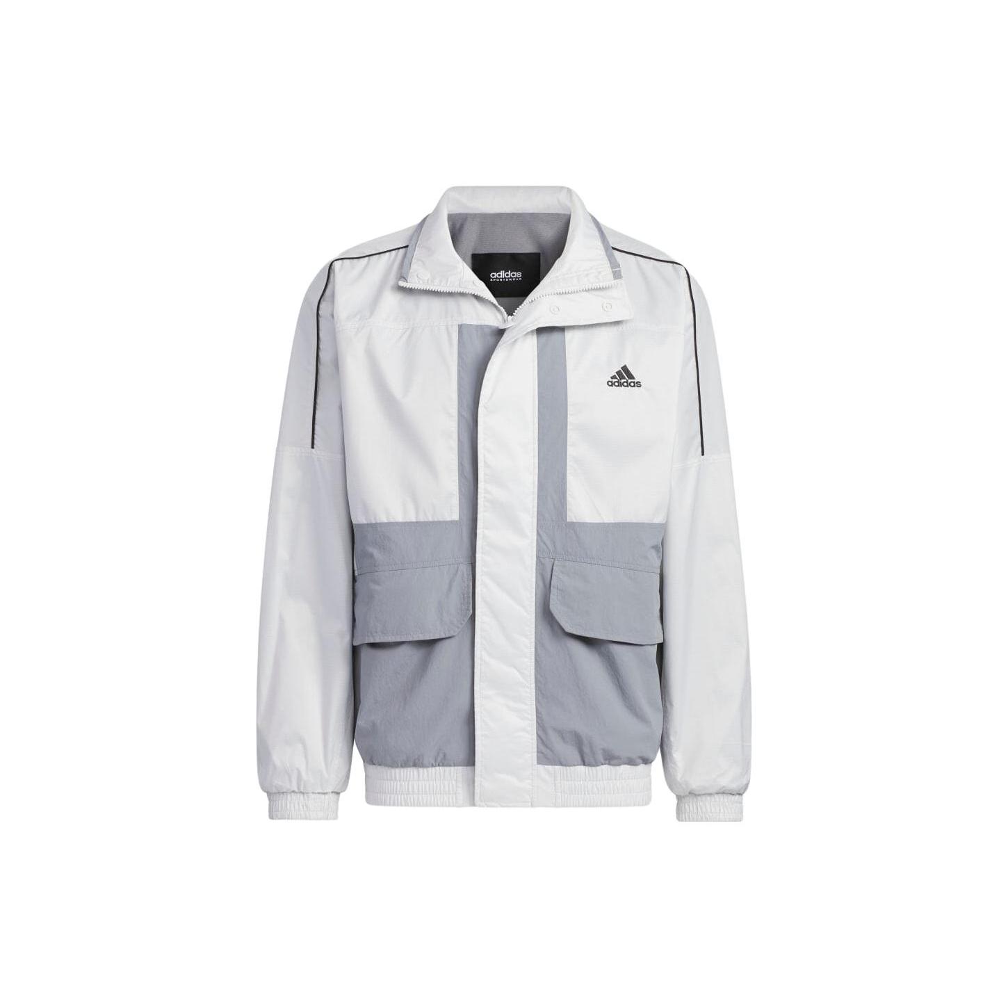 Куртка Adidas WORDING Унисекс Серая IK7355 M