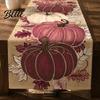 Kitchen Table Runner Print Seasonal Inch Pumpkin Runner 13x72 for Fall Maple Leaf Autumn Festive