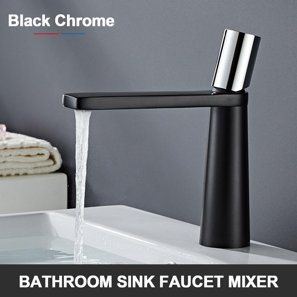 Bathroom Sink Faucet Single Hole Tall High Lavatory Vanity Basin Mixer Tap Commercial Modern Commercial Vessel Sink