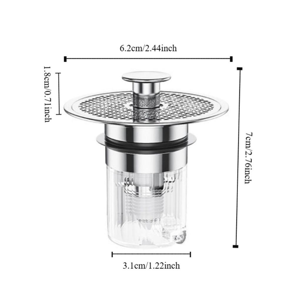 Bounce Core Wash Basin Drain Filter Rapid Drainage Sink Drain Plug Bathroom Sink Stopper  Bathtub