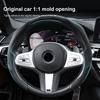 Ultra Thin Car Steering Wheel Cover All Season Universal Anti Slip Sweat Absorbent Ventilate Nappa Auto Interior Accessories