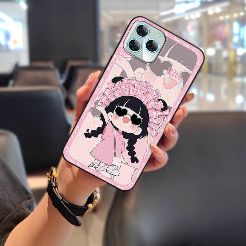 Soft case Protective Phone Case For Blackview A95 Dirt-resistant Silicone Cartoon TPU Back Cover Durable Anti-knock Cute
