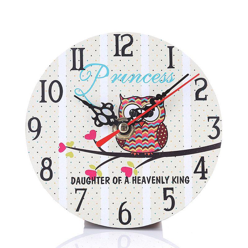 

Белка Дерево Сова Мультяшные Настенные Часы Детский Сад Дом Детская Декор Комнаты C