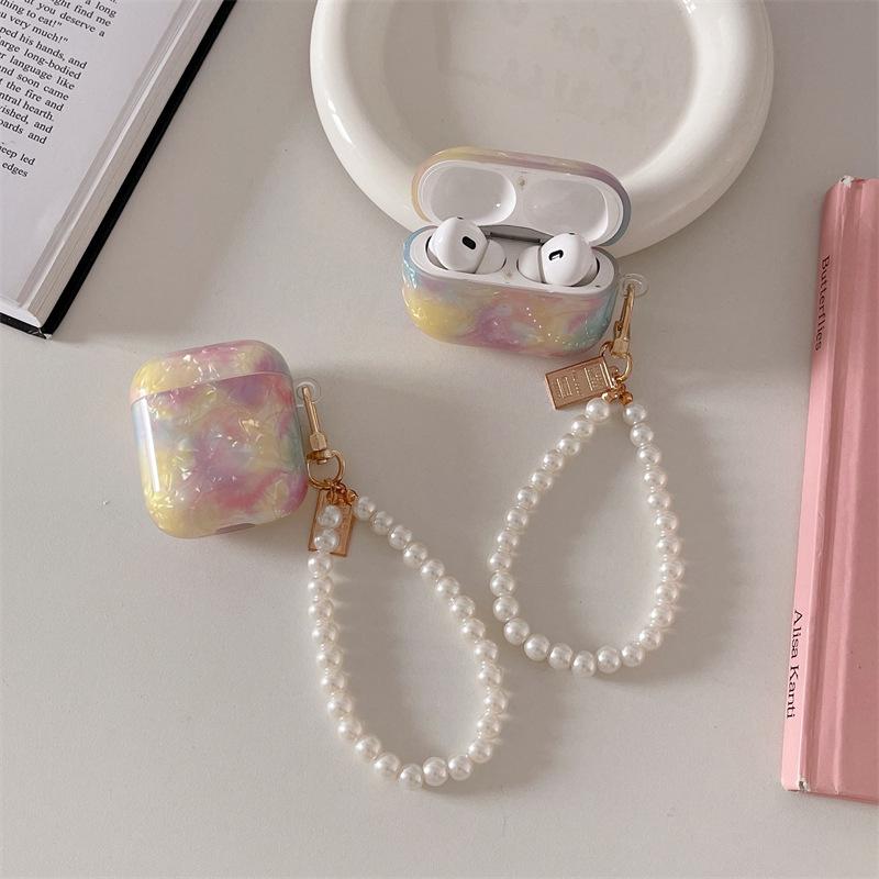Rainbow for AirPods Pro2 Apple Bluetooth Wireless 1/2/3 Generation Shell Pattern Earphone Cover Creative Pearl