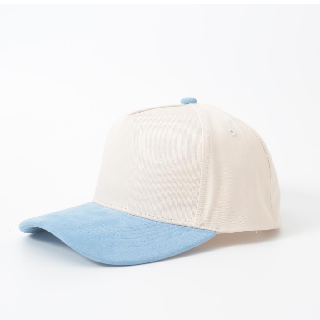 Individuelles Logo Wildleder Baumwolle Frühling Sommer Fünfteilig Farbkombination Baseballkappe Modischer Stil Outdoor Sonnenhut Melone
