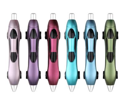 Cute Cartoon Racing Car Novelty Ballpoint Pens UV Printed School Office Stationery Supplies Perfect Gift for Kids