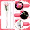 10pcs Artificial Rose Flowers With Led Light for Wedding Bride Bouquet Party Decor USA UK