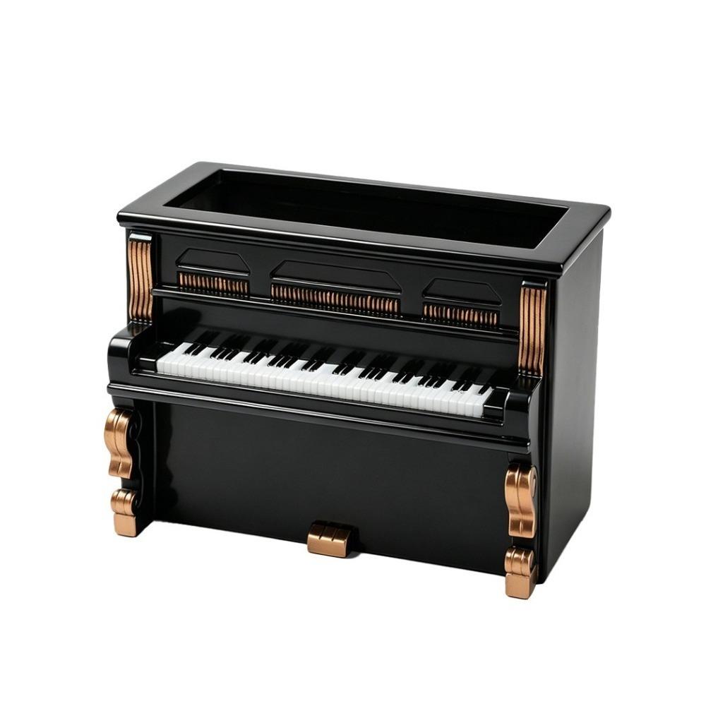 Decorative Piano Planter Retro Style Succulent Pot Piano Flower Pot Desktop Decoration