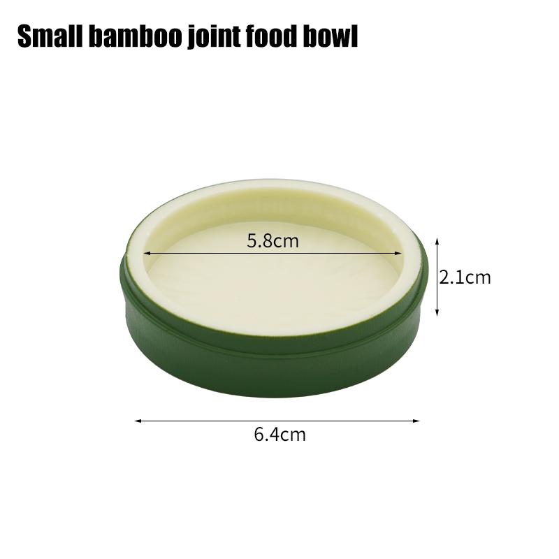 

Reptile Water Food Bowl Worm Dish Ceramic Pet Bowls Anti-Escape Mini Reptile Mealworms Bowl for Lizard Bearded Dragon
