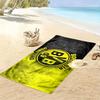 Borussia Dortmund Print Beach Towel, Large Soft Quick Dry Towel for Beach Camping Swimming