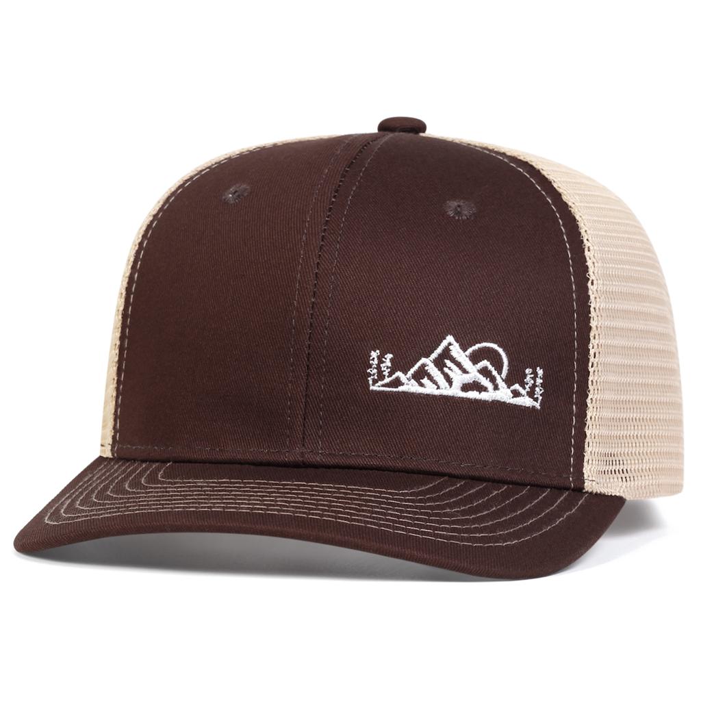 Unisex Mountain Embroidery Baseball Net Caps Spring And Summer Outdoor Adjustable Casual Hats Sunscreen Hat