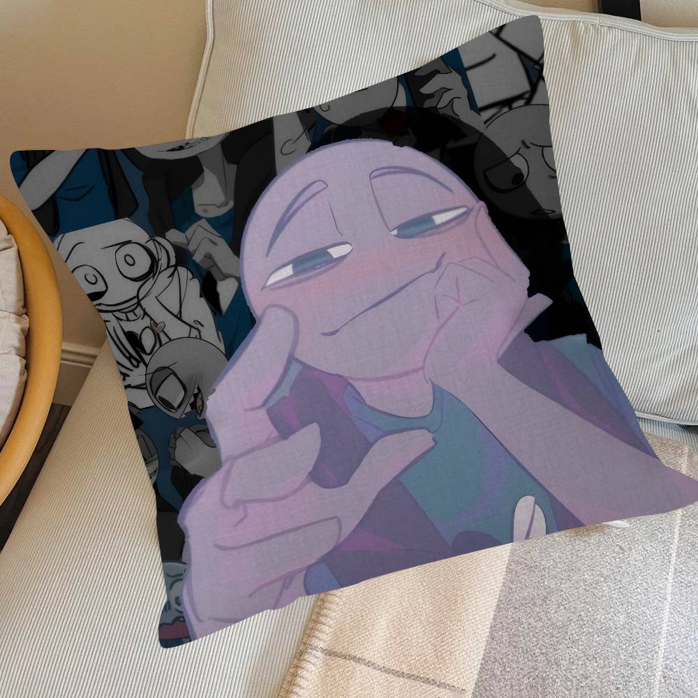 Peter Y-Your B-Boyfriend Club Bar Paper Vintage Pillow Anime Pillow Sofa Bed Head Pillow Cover Cushion Cover 45x45 cm Fashion