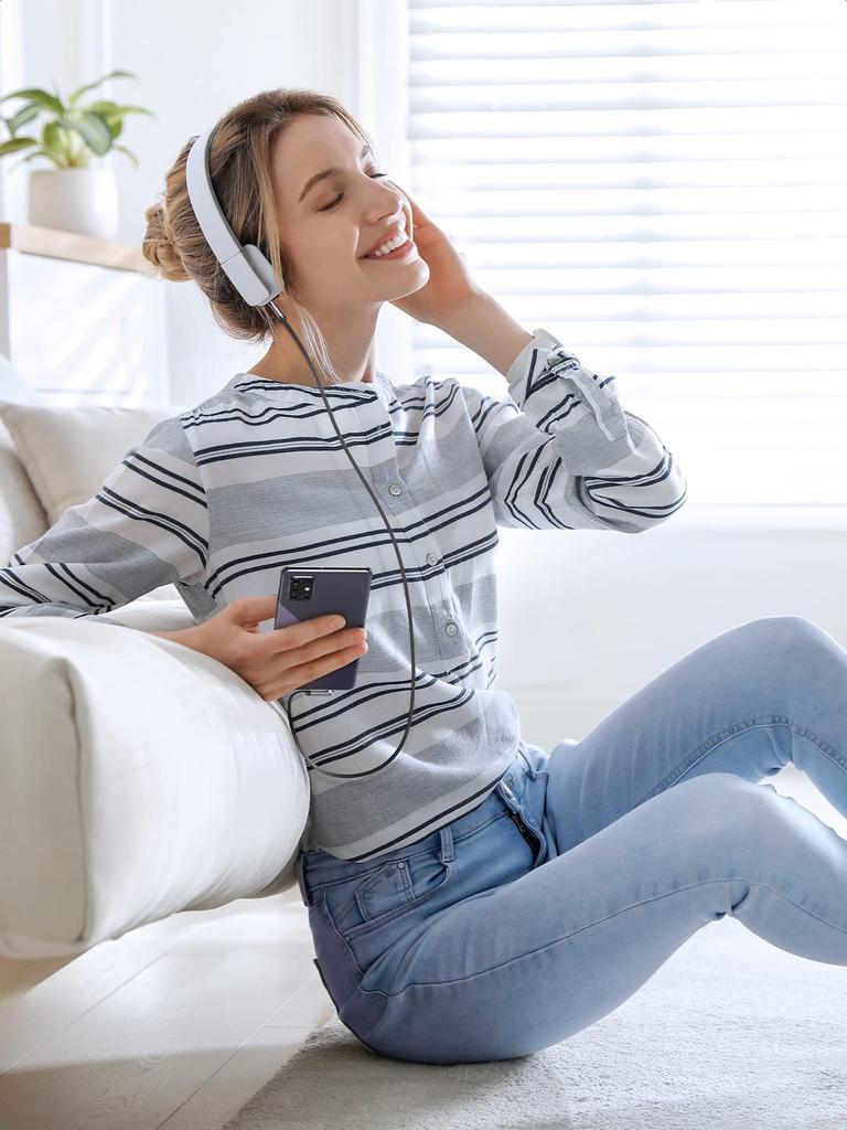 UGREEN Audio Cable Aux Cable One Side L Shape Stereo Mini Plug AUX 3 Pole Male to Male High Sound Quality Earphone Jack Gold Plated Plug High