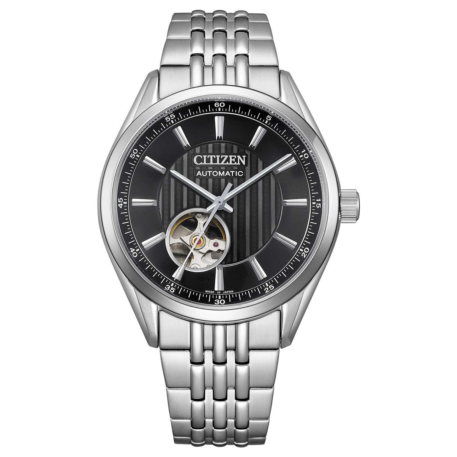 

[Citizen] Watch Citizen Collection Mechanical Automatic Open Heart Waterproof NH9110-90E Men s Silver