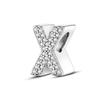 Genuine Copper Plated Color Letter Cubic Zircon Charm Bead Elements Suitable For Authentic Bracelet Style For Women Jewelry Creation Original