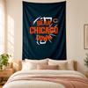 Chicago Bears Tapestry Highquality for Decorating Living Room Bedroom Dorm Walls Ideal As Bedroom Wallart Orholiday Gift